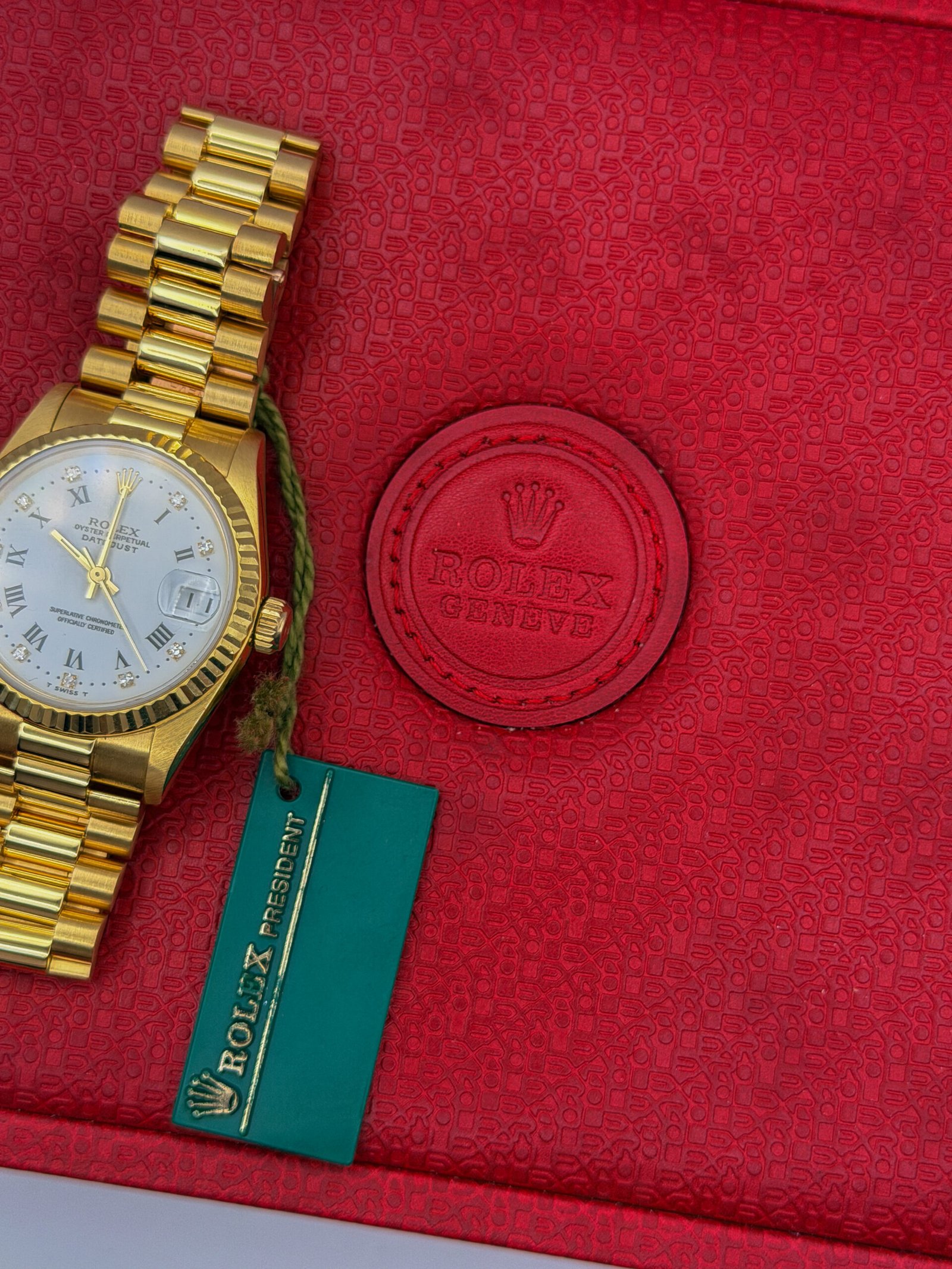 Datejust 68278 Midsize – White Roman Diamond Dial Box - Image 2