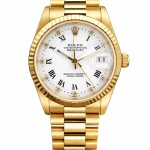 Datejust 68278 Midsize – White Roman Diamond Dial Box
