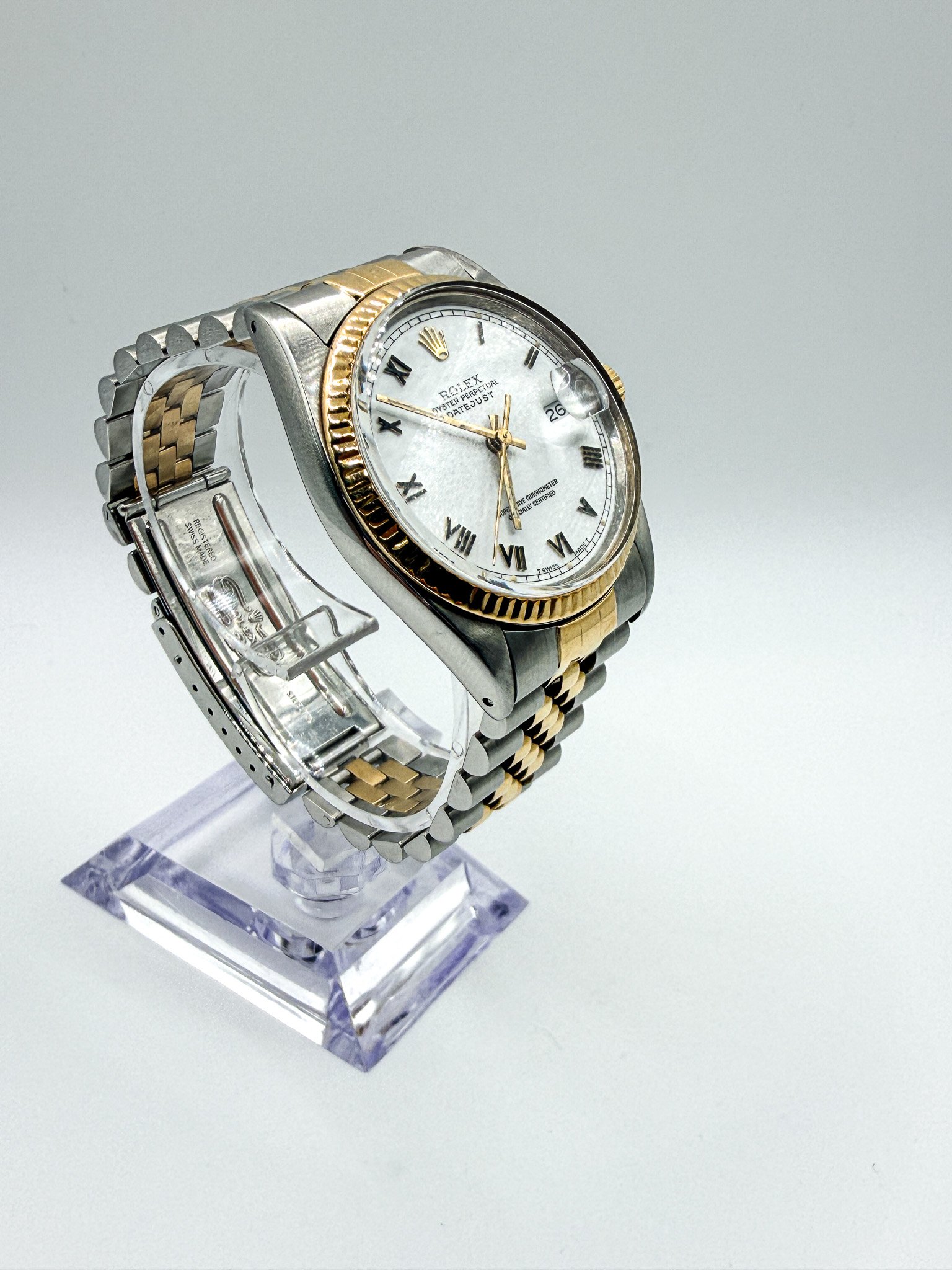 Rolex Datejust 16013 – White Roman Dial